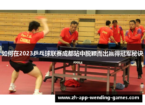 如何在2023乒乓球联赛成都站中脱颖而出赢得冠军秘诀