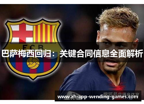 巴萨梅西回归：关键合同信息全面解析