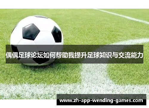 偶偶足球论坛如何帮助我提升足球知识与交流能力